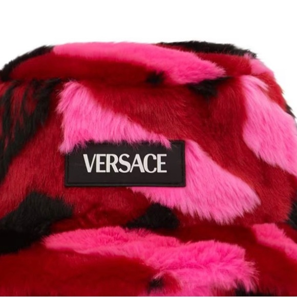 VERSACE Babies' La Greca Bucket Hat W/ Logo In MulticolorO/S - Picture 3 of 3
